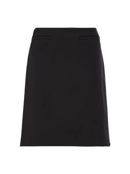 Spódnica mini Sportmax wełniana czarna