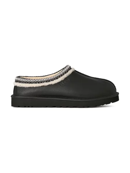 UGG papuci din piele Tasman Noir negru