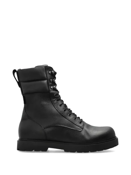 Impermeabil cizme scurte Birkenstock din dantelă negru