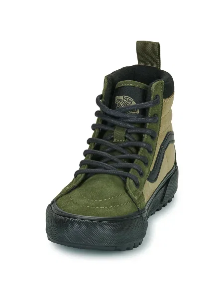 Členkové topánky Vans béžová