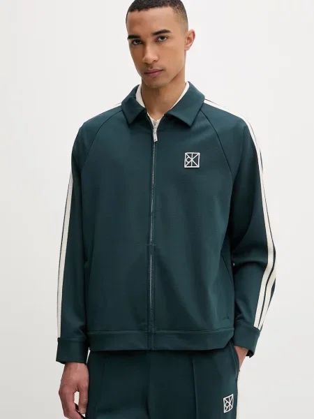 Calvin Klein hanorac cu pentru bărbați cu modal verde