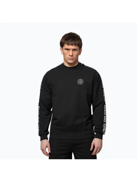 Кофта Pitbull Tape Parker Crewneck black чорний