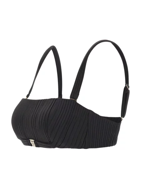 BOSS Góra od bikini czarny
