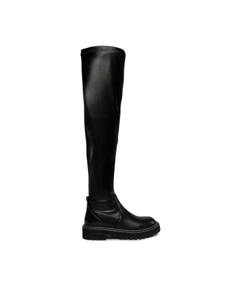 Cizme lungi muschetar Marella Risorsa negru