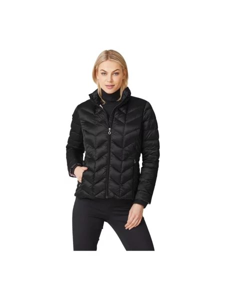 Pikowana kurtka puchowa Junge czarna