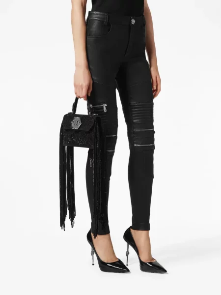 Křišťálová kabelka Philipp Plein černá