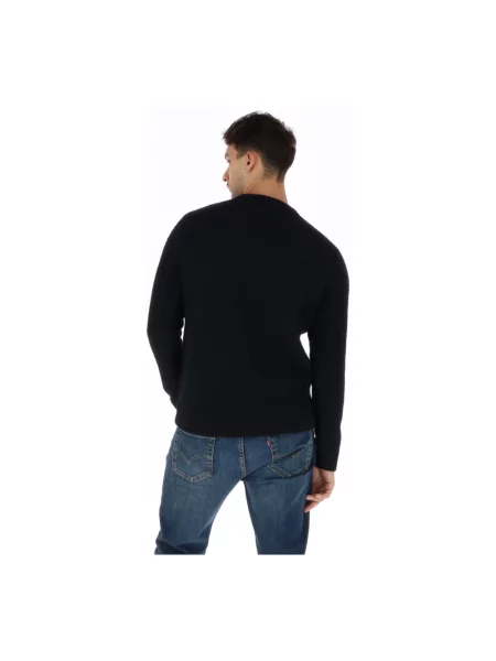 Sweter Superdry wełniany niebieski