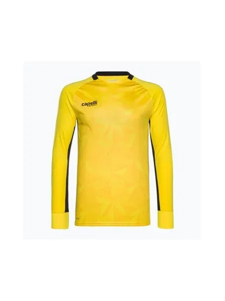 Футбольна футболка Capelli Pitch Star Goalkeeper team жовто-чорна чорна