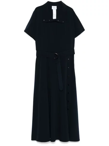 Rochie midi Akris Punto până la genunchi de costum albastru