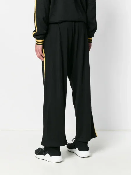 Pantaloni Mcq Swallow cu dungi negru
