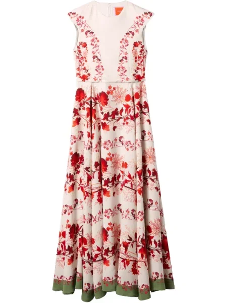 Rochie midi La Doublej până la genunchi de costum alb