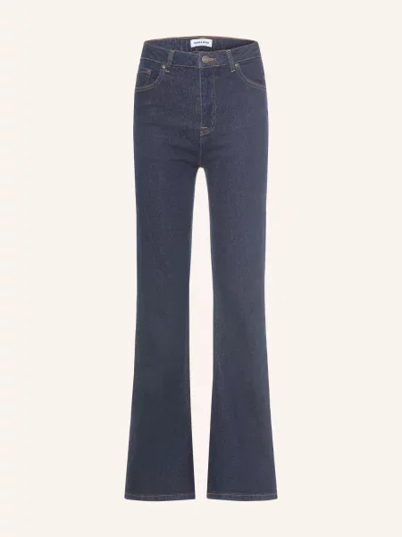 More & More Jeansy Flared blau niebieskie
