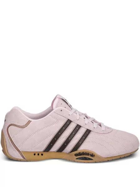 Ριγέ μισό φερμουάρ sneakers Adidas EQT σουέντ μαύρο