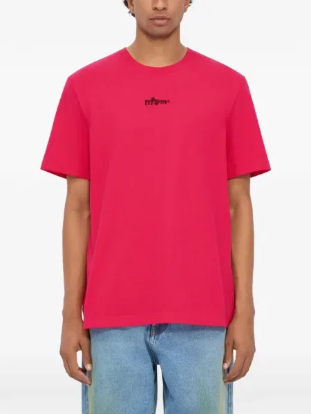 Tricou Msgm cu broderie roz