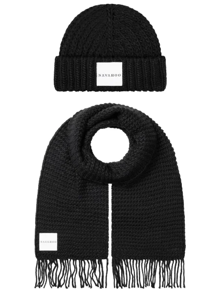 NAVAHOO Šal crna