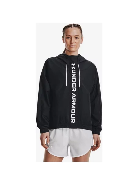 Bluza z kapturem Under Armour Rush i zamkiem błyskawicznym na całej długości XL czarna
