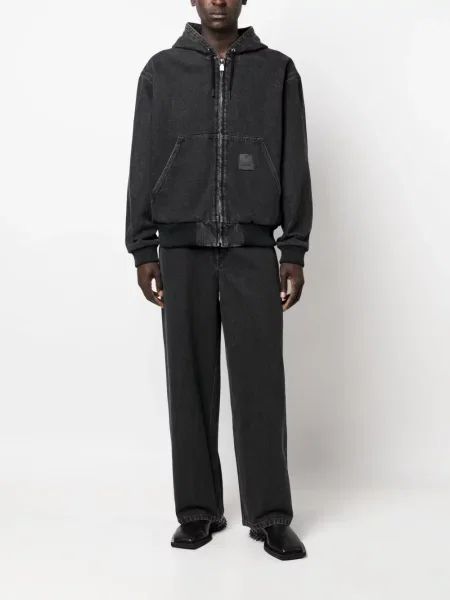Striukė Givenchy su nubrozdinimais su gobtuvu pilka