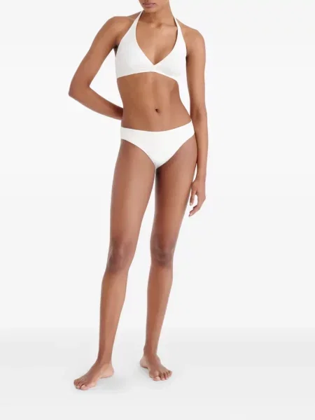 Bikini Eres cu gât halter alb