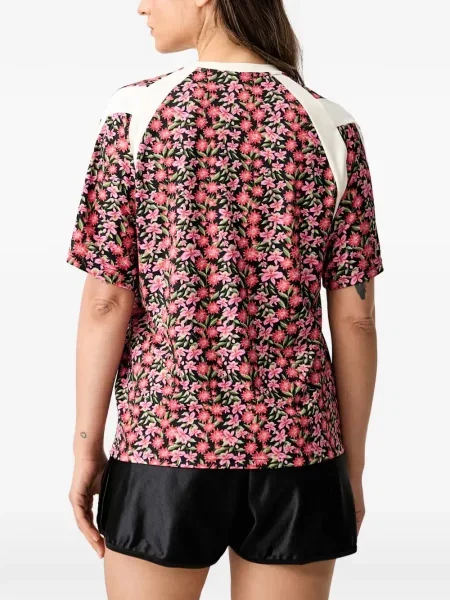 Pantaloni Adidas cu dungi cu platformă cu imagine negru