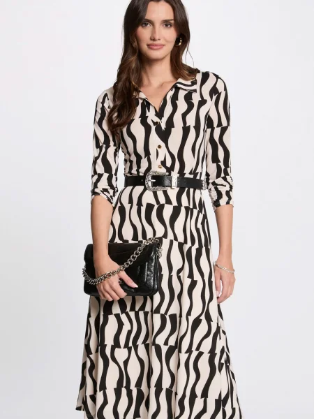 Morgan rochie RVAGUE midi evazati RVAGUE negru