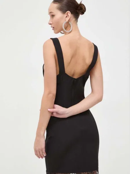 Платье мини Moschino черное