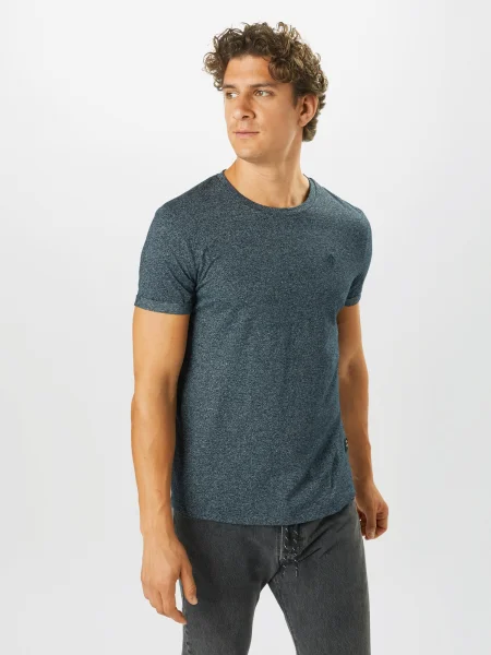 TOM TAILOR DENIM Tricou albastru închis