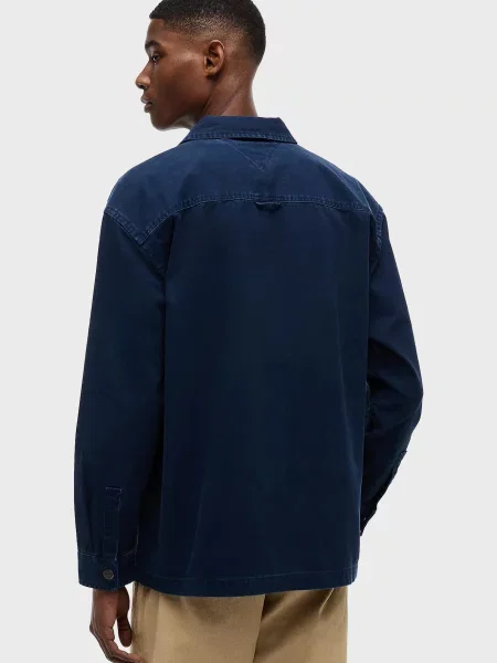 Джинсовая рубашка Tommy Jeans синяя