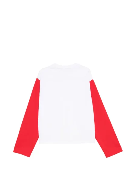 Lung tricou Lii alb