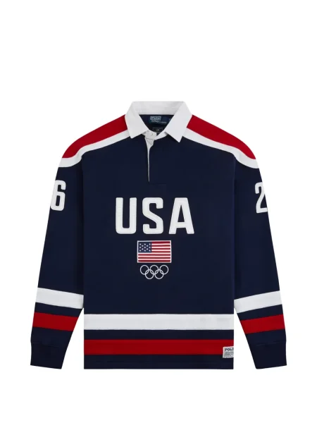 Majica Polo Ralph Lauren s cvjetnim printom plava