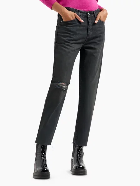 Бойфренди Armani Exchange чорний