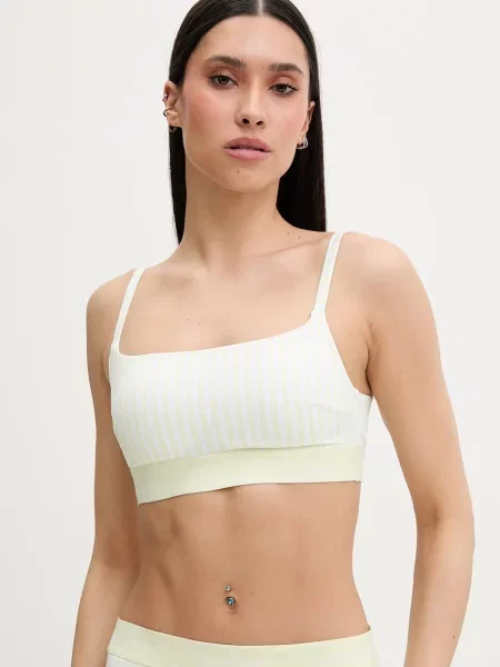 Calvin Klein plavková podprsenka zelená