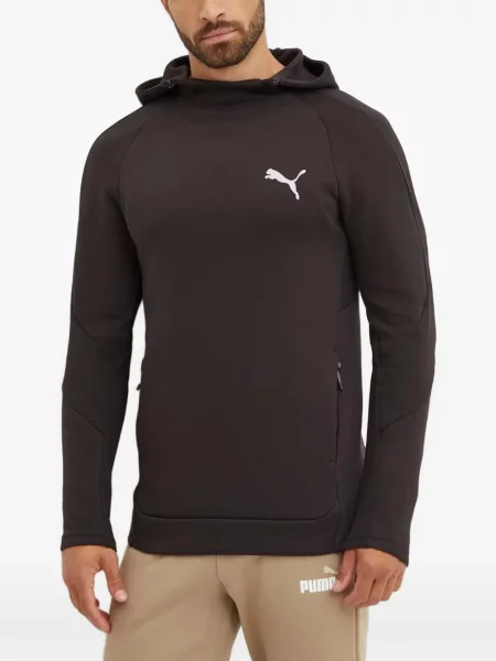 Hanorac cu glugă Puma cu autograf negru