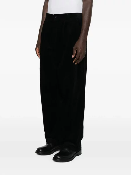 Pantaloni A.p.c. de catifea cord negru