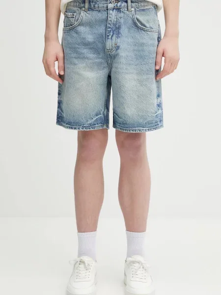 Represent pantaloni scurți jeans Tailored Denim Shorts