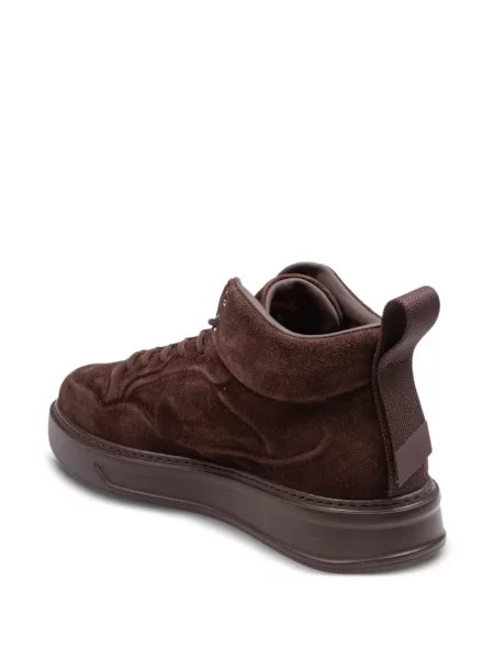 Sneakerși Barracuda din piele de căprioară maro