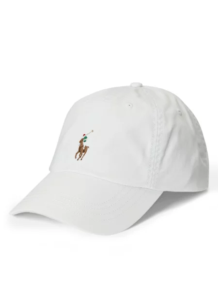 Polo Ralph Lauren Kšiltovka hnědá / zelená / červená bílá