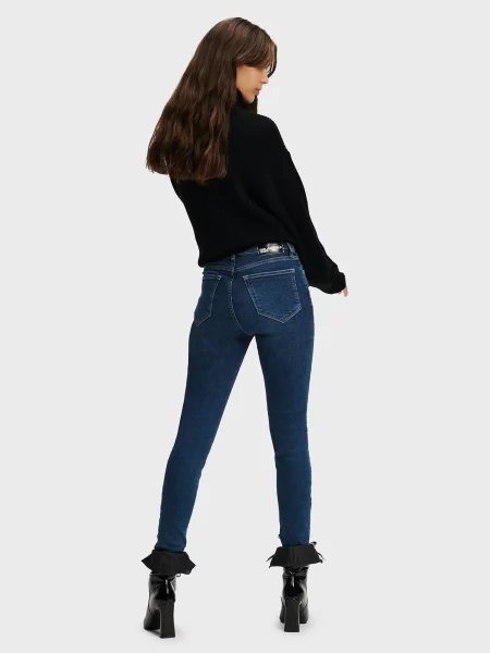 Прямые джинсы Karl Lagerfeld Jeans синие