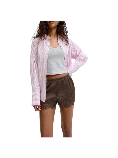 Pantaloni Jjxx maro