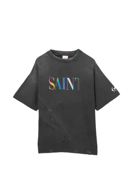 Tricou Saint Mxxxxxx zdrențuiți gri
