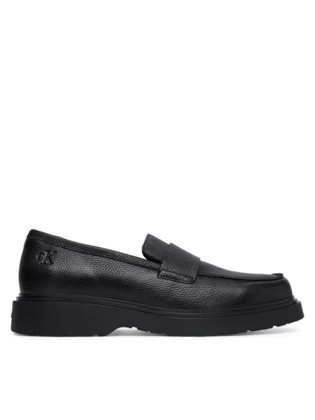 Calvin Klein Loafersy Combat Ess Loafer Lth czarny