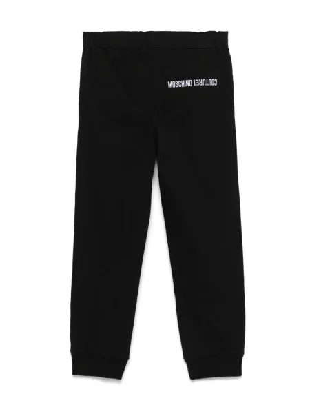 Spodnie dziecięce Moschino czarne
