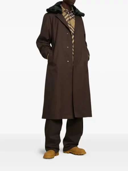 Palton Burberry maro