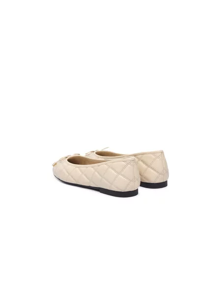 Balerinke Tommy Hilfiger Charm Quilted Ballerina Svijetlo bež
