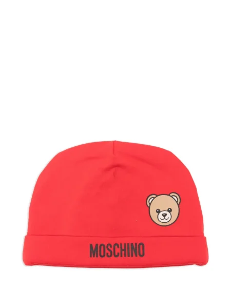 Czapka dziecięca Moschino czerwona