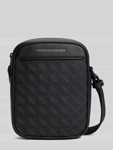 Tommy Hilfiger Saszetka Th Modern Monogram Mini Reporter czarny