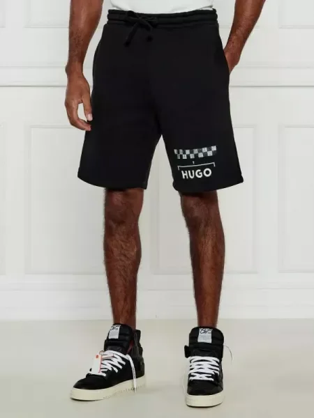 HUGO Pantaloni scurți Dortie negru