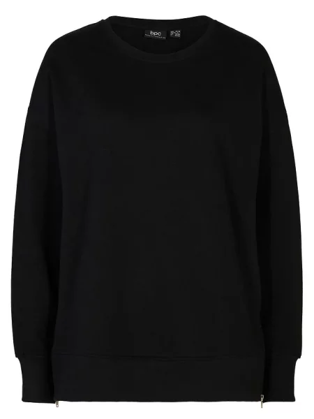 Bluza z mieszanki bawełny czarna