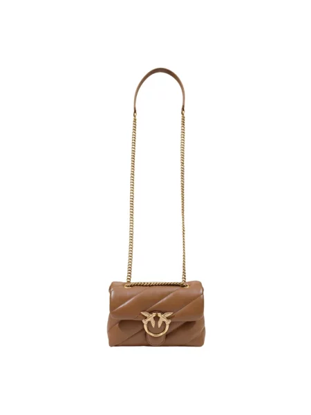 Torebka crossbody Pinko brązowa