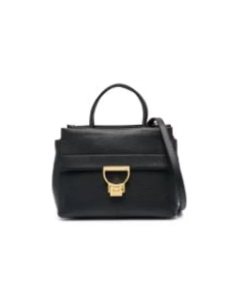 Coccinelle torebka skórzana czarny