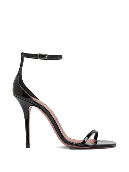 Sandale Amina Muaddi de cristal negru